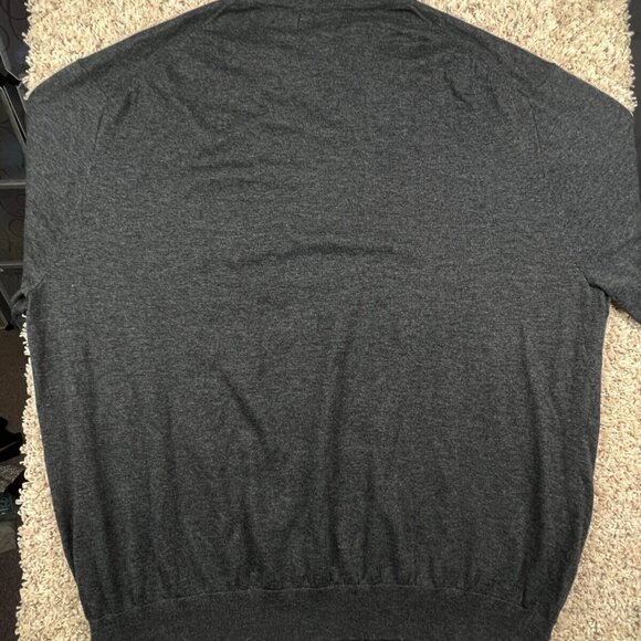 Claiborne Performance Men's Gray V Neck Long Sleeve Knit Sweater Size 3XLT NWT - Picture 6 of 6